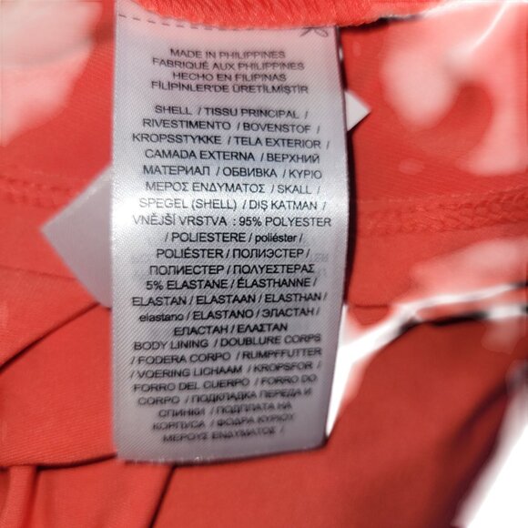 orange Sleeveless Scoop Neck Midi Dress With Waist Twist Detail & Back Zipper - Picture 8 of 10